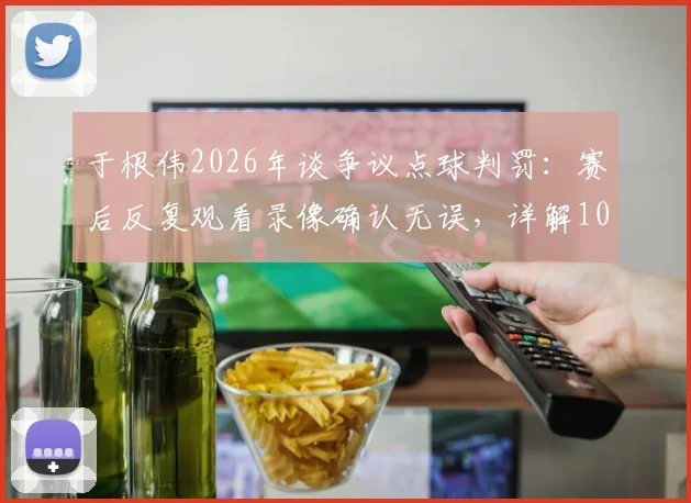 于根伟2026年谈争议点球判罚：赛后反复观看录像确认无误，详解100%点球判罚依据与规则解读
